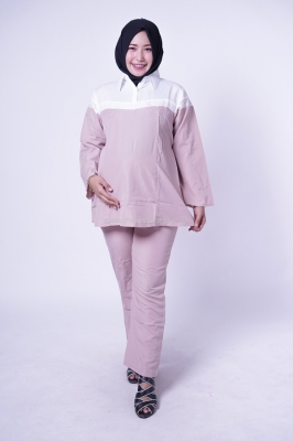 Setelan Hamil Menyusui Muslim Sania - STJ 73